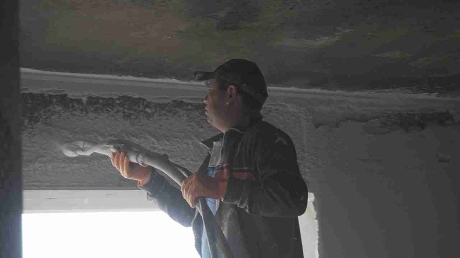 Yeso Proyectado en obra